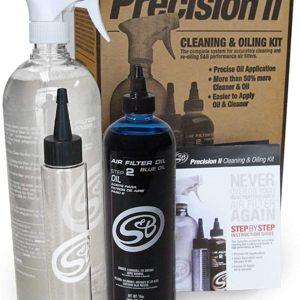 S&B 88-0008  FILTERS PRECISION II AIR FILTER CLEANING & OIL KIT (RED)