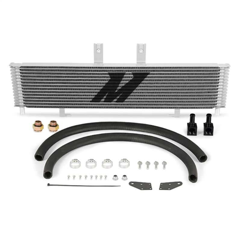 MISHIMOTO MMTC-DMAX-03SL TRANSMISSION COOLER 2003-2005 GM 6.6L DURAMAX (WITH PURPLE CLIPS)