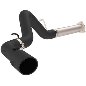 MBRP 4" BLACK SERIES FILTER-BACK EXHAUST SYSTEM S6026BLK 2007.5-2010 GM 6.6L DURAMAX LMM (ALL CABS & BEDS)